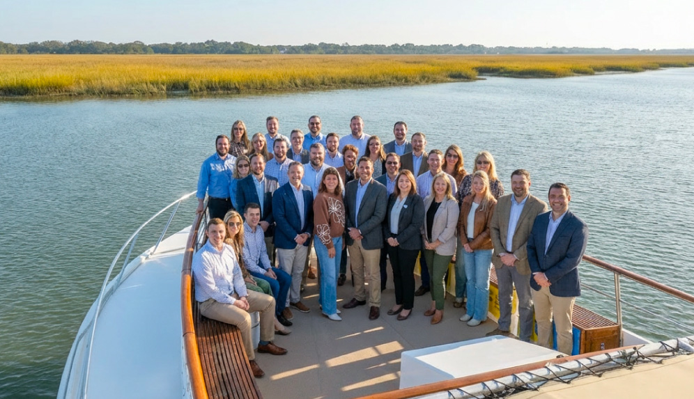 Corporate event cruise on Osprey Boat Charters in Charleston