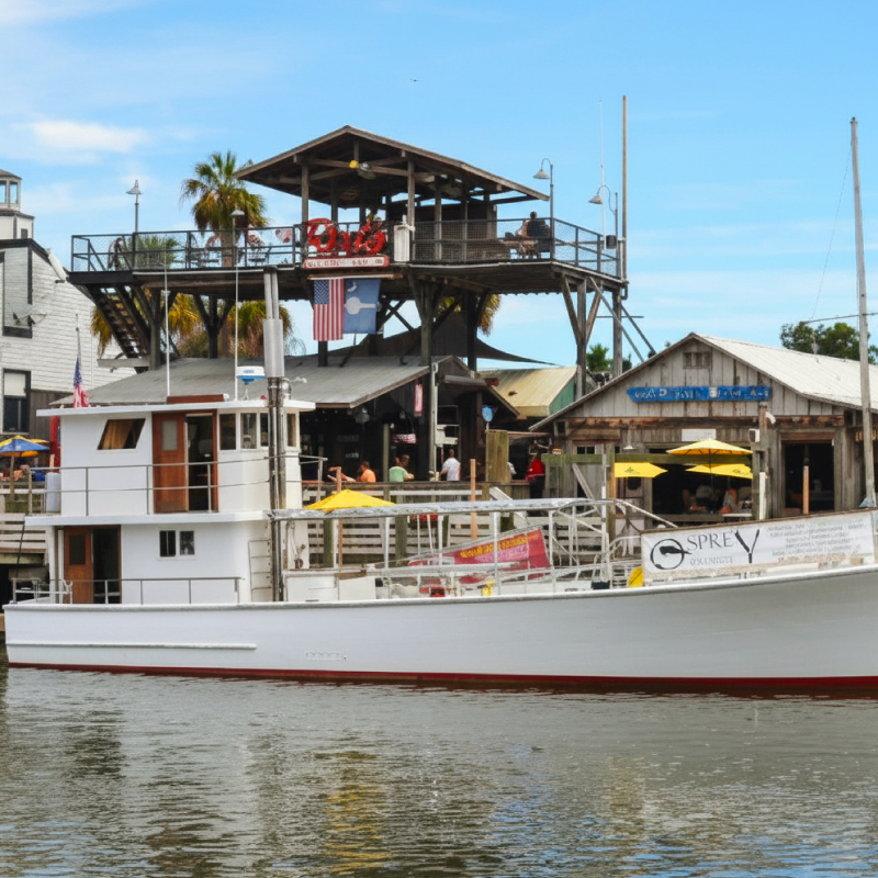Osprey boat cruising the Intracoastal Waterway