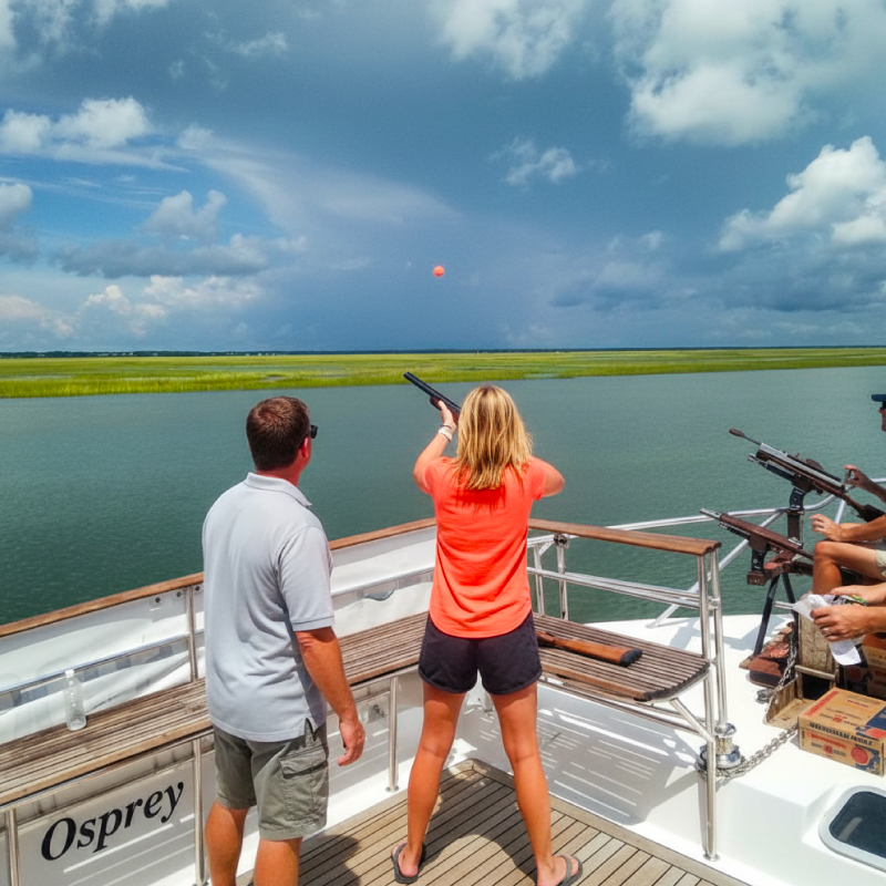 Skeet shooting experience on the Osprey